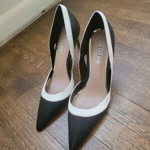 Black and White Women's Heels